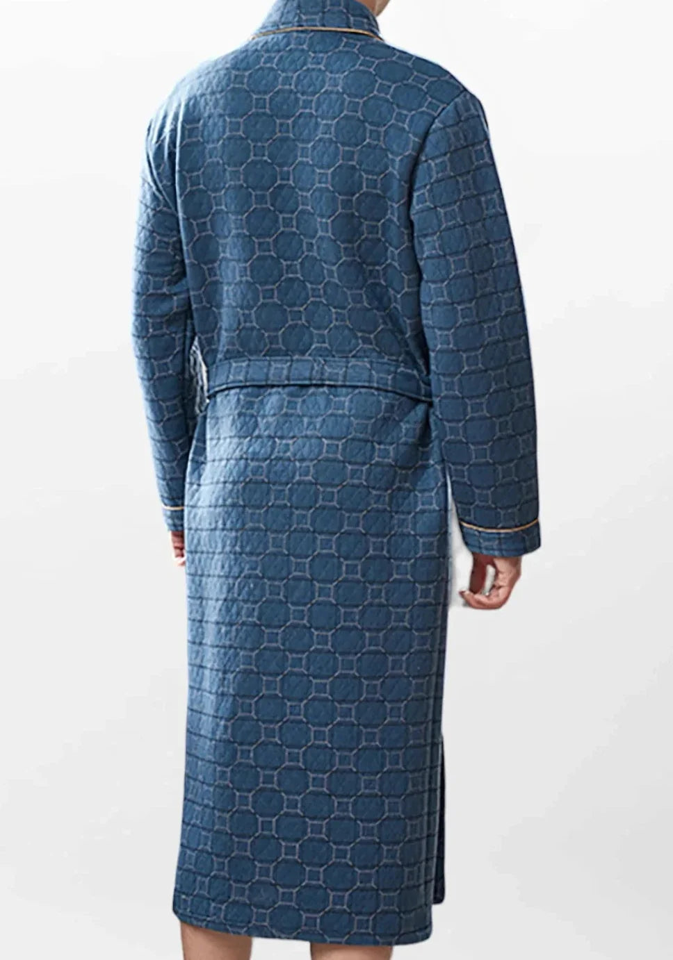 Robe De Chambre Homme Polaire Chaude Peignoir Homme - Rouge Naishen